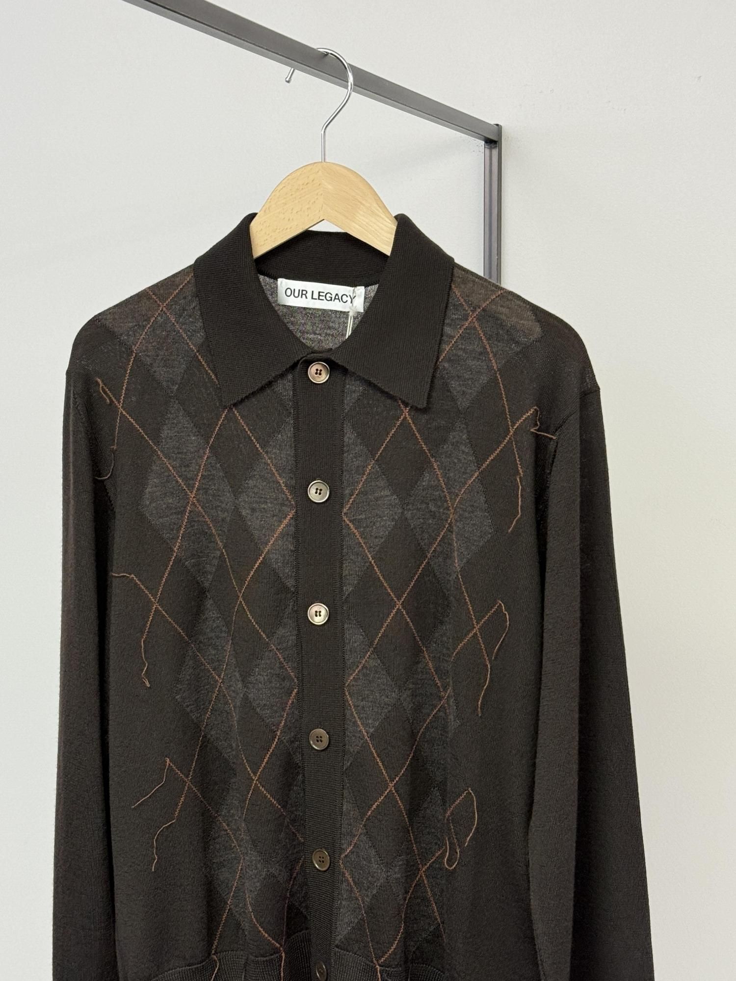 OUR LEGACY EVENING POLO（Pub Argyle Fine Wool） - Bechics