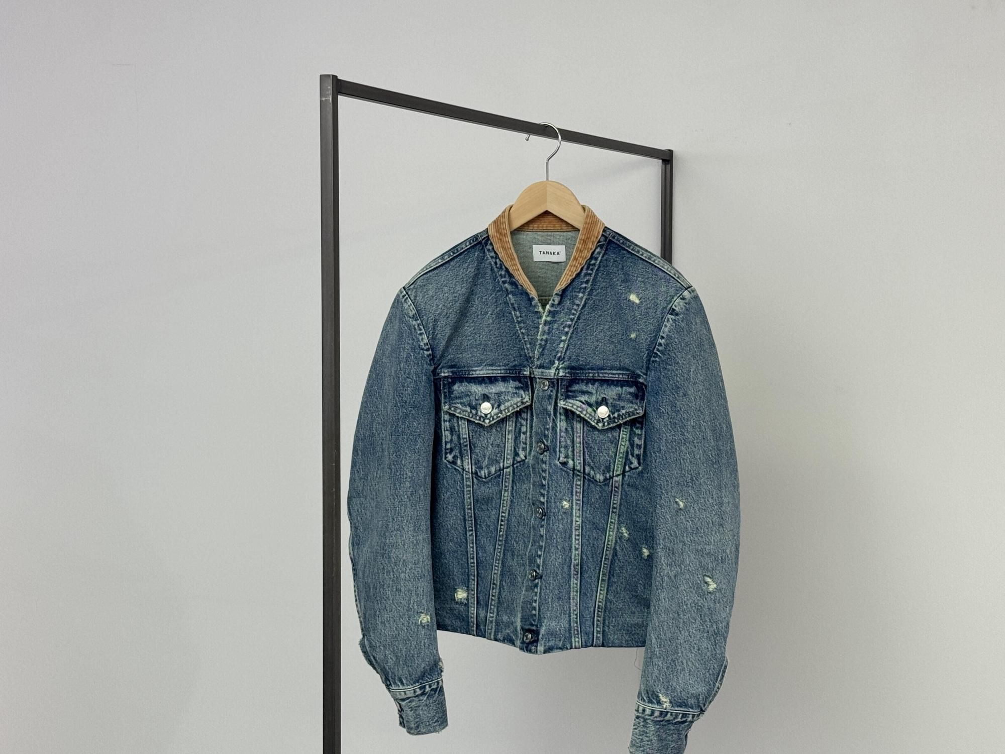 TANAKA NO COLLAR JEAN JACKET
