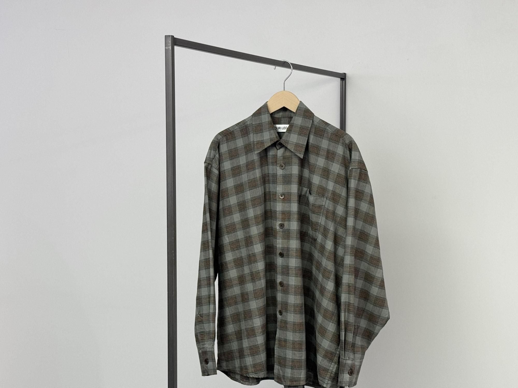OUR LEGACY BORROWED SHIRTIowa Flannel Check