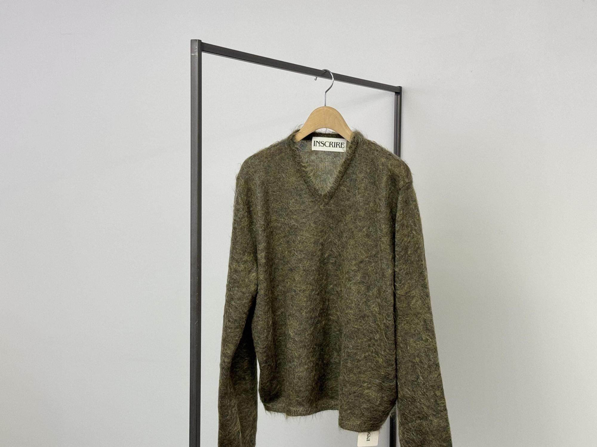 INSCRIRE SHAGGY V NECK PULLOVER