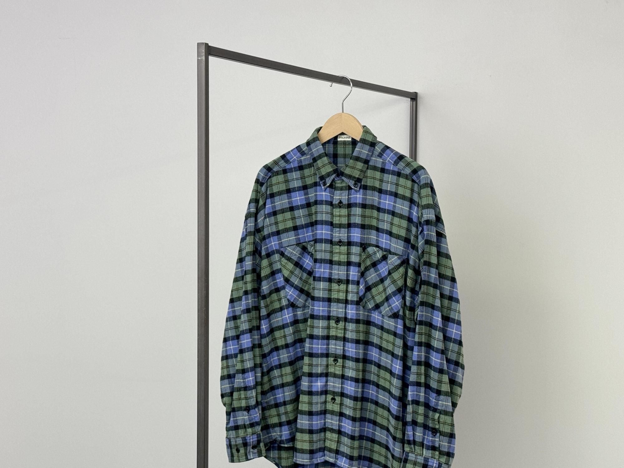 INSCRIRE FLANNEL LOOSE FIT SHIRT