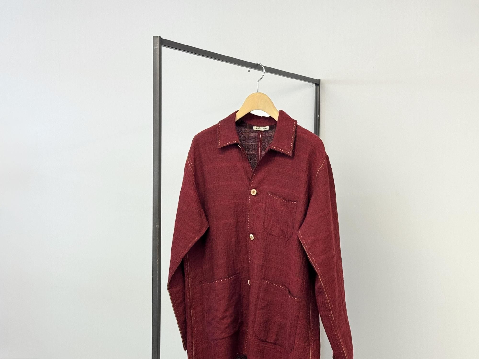 MAATEE&SONS GUPTA WOOL W FACE COVERALL(RED)