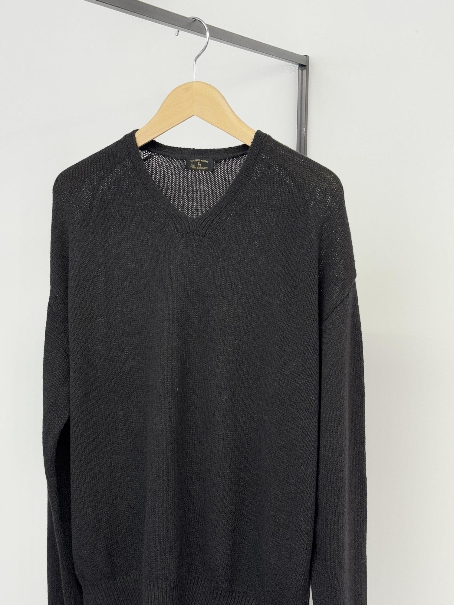 MAATEE&SONS CA/G/S LOOSE V SWEATER - Bechics official online store