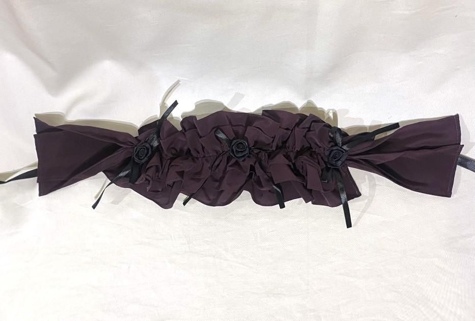 ♡ Princess tulle ribbon フリルヘッドドレス black♡ ♡ Princess rose フリルリボンヘッドドレス black ♡ - メルカリ