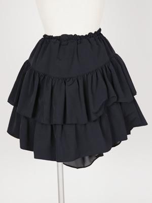 MARBLE 　スカート付き風姫袖用ドレープコート ◇受注商品◇スカート付き風姫袖用ドレープコート：黒 - MARBLE