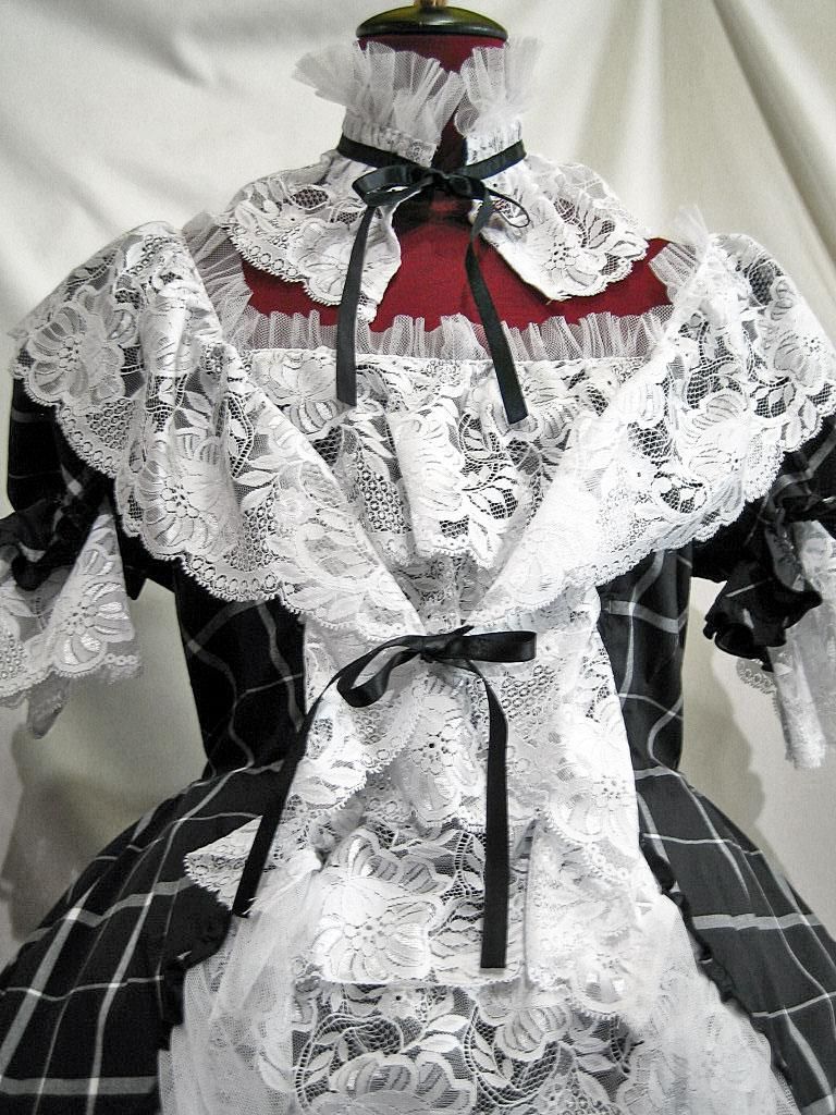 ◇受注商品◇レース衿付きボリュームドレスタックワンピース