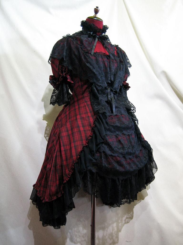 ◇受注商品◇レース衿付きボリュームドレスタックワンピース