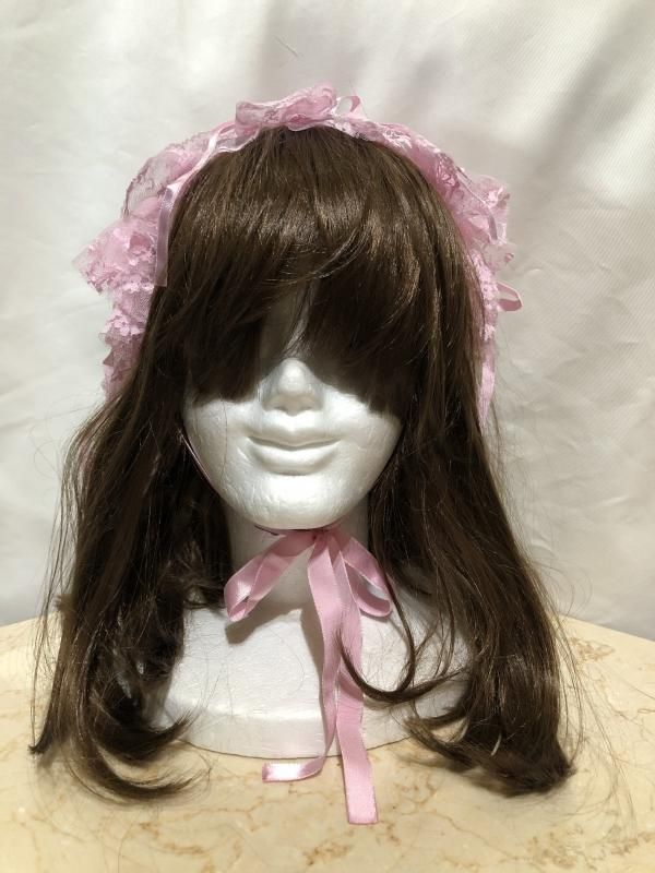 ♡ Princess rose フリルレースリボンヘッドドレス pink ♡ 商品詳細ページ