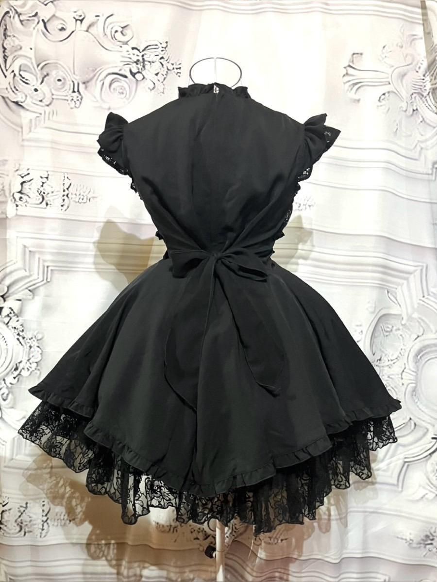 ◇受注商品◇姫袖ボレロ付き配色切り替えデコラティブワンピース