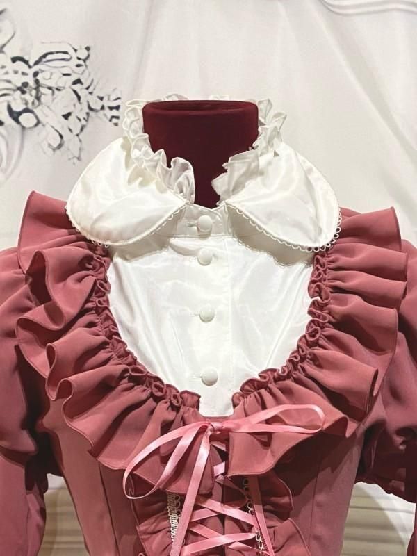 アリス風 編み上げドレスワンピース M アリス風編み上げドレスワンピース | MARBLE | ロリータ