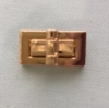 バッグ金具（おこし）四角GOLD艶あり