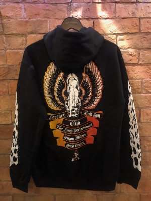 Forever Bad Boy Club  ””Crazy Fire color Hoodie””