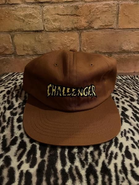 CHALLENGER CRUSH LOGO CAP BROWN チャレンジャー CHALLENGER CRUSH LOGO CAP BROWN 帽子 CHALLENGER LOGO CRUSHER