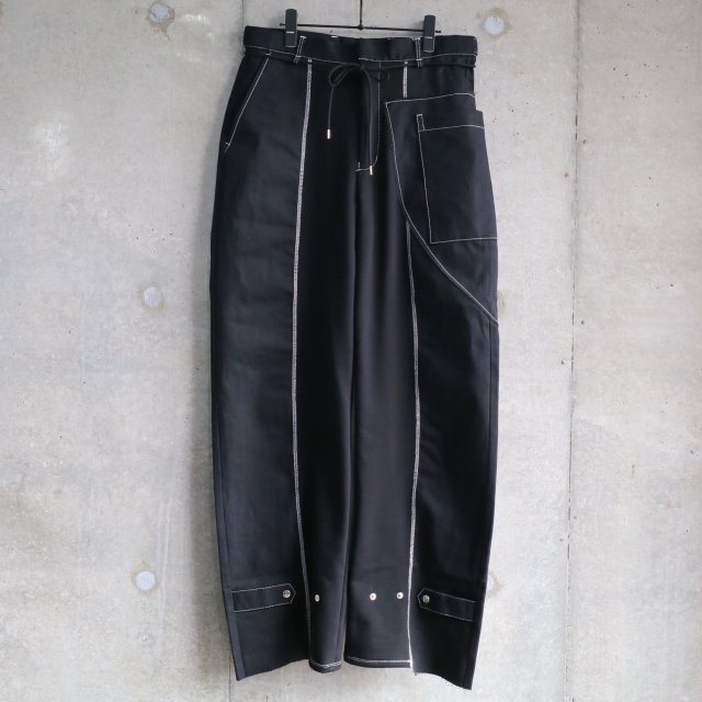 <img class='new_mark_img1' src='https://img.shop-pro.jp/img/new/icons16.gif' style='border:none;display:inline;margin:0px;padding:0px;width:auto;' />SYU HOMME/FEMM Un Remake pants BLACK
