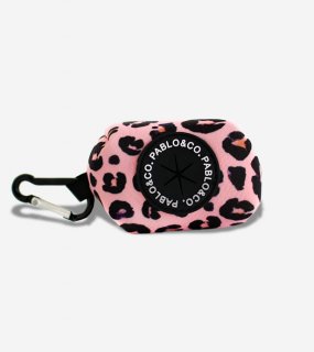 PINK LEOPARD POOPBAG HOLDER / PABLO & CO.