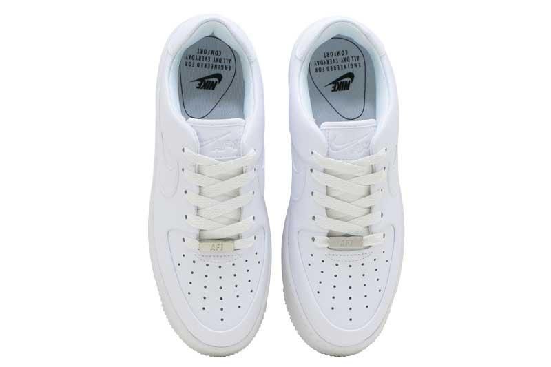 NIKE W AIR FORCE 1 SAGE LOW - WHITE ar5339-100
