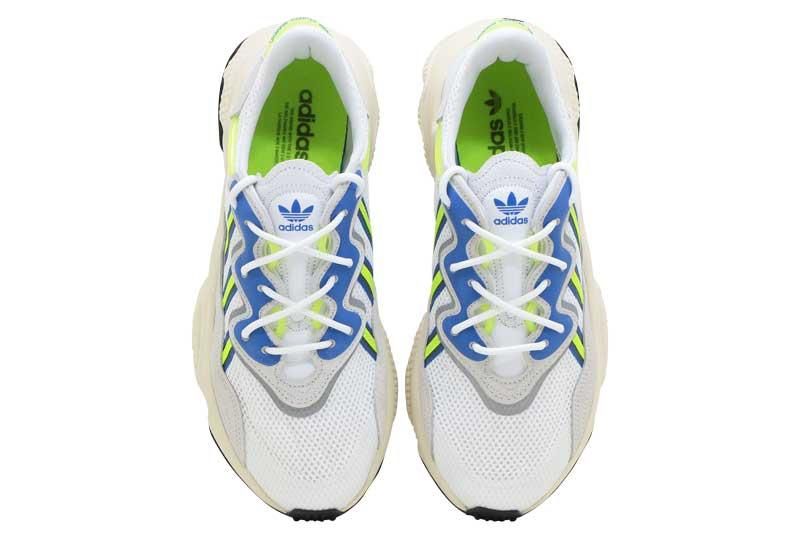 adidas ozweego white neon yellow