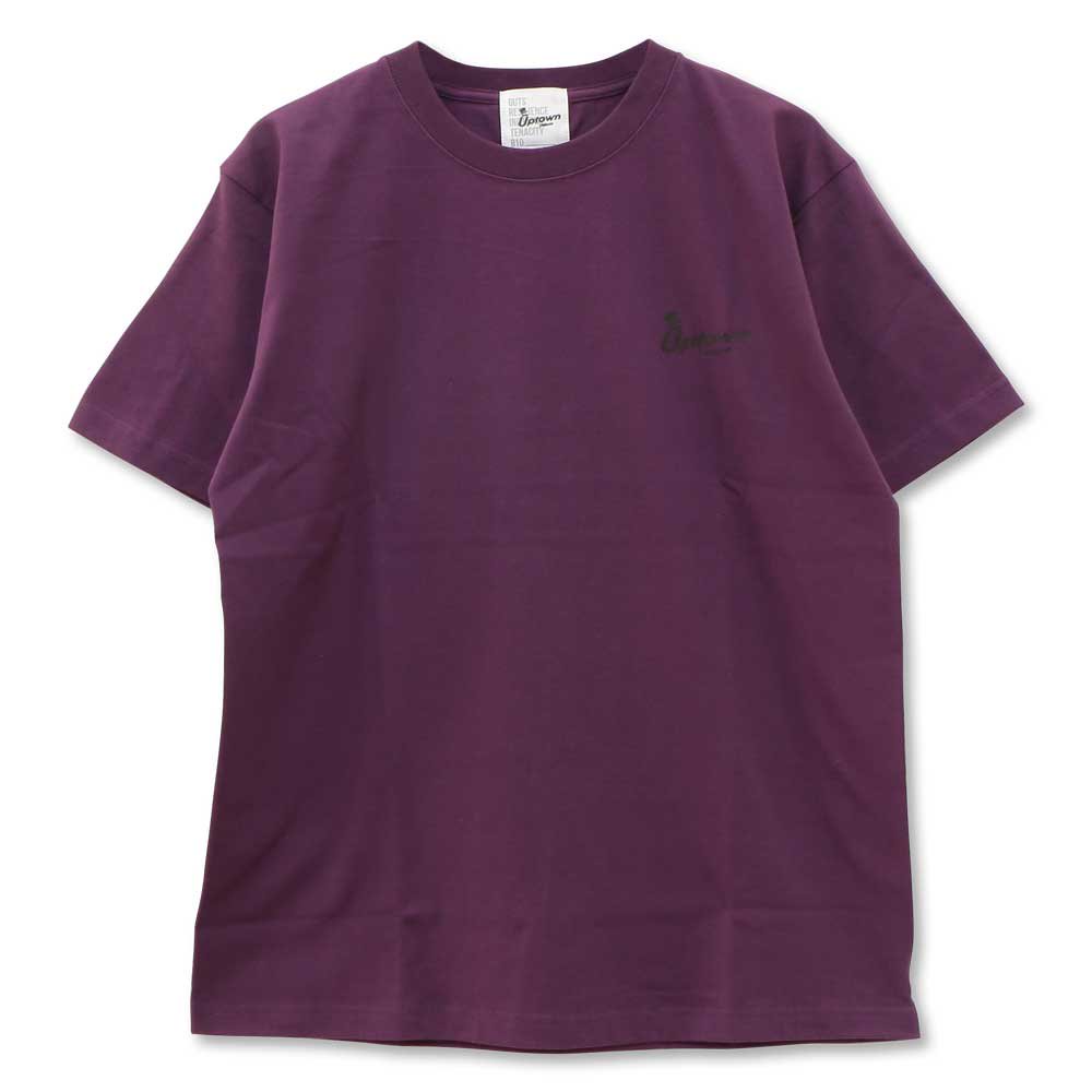 UPTOWN LOGO T-SH アップタウン ロゴ Tシャツ MAD PURPLE/BLACK