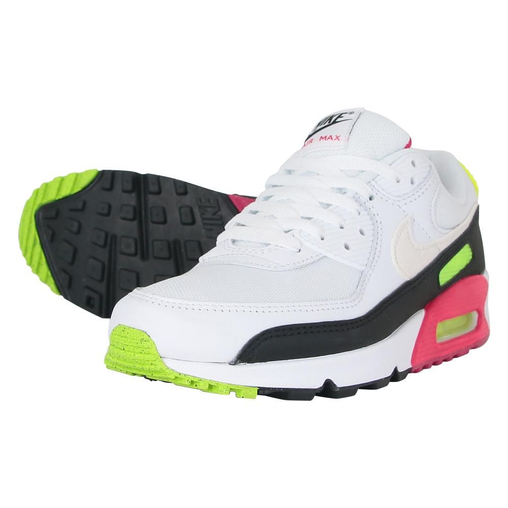 ナイキ エア マックス90 ホワイト NIKE AIR MAX 90 WHITEナイキ エア マックス90 ホワイト NIKE AIR MAX 90  WHITE/BLACK-VOLT-RUSH PINK