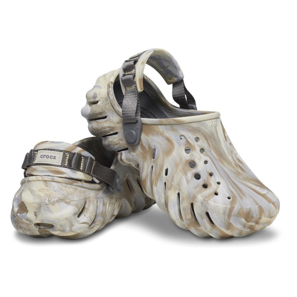 クロックス エコー マーブル クロッグ CROCS ECHO MARBLED CLOG 208454-2Y3 クロックス エコー マーブル クロッグ CROCS ECHO MARBLED CLOG マーブル(Bone Multi)
