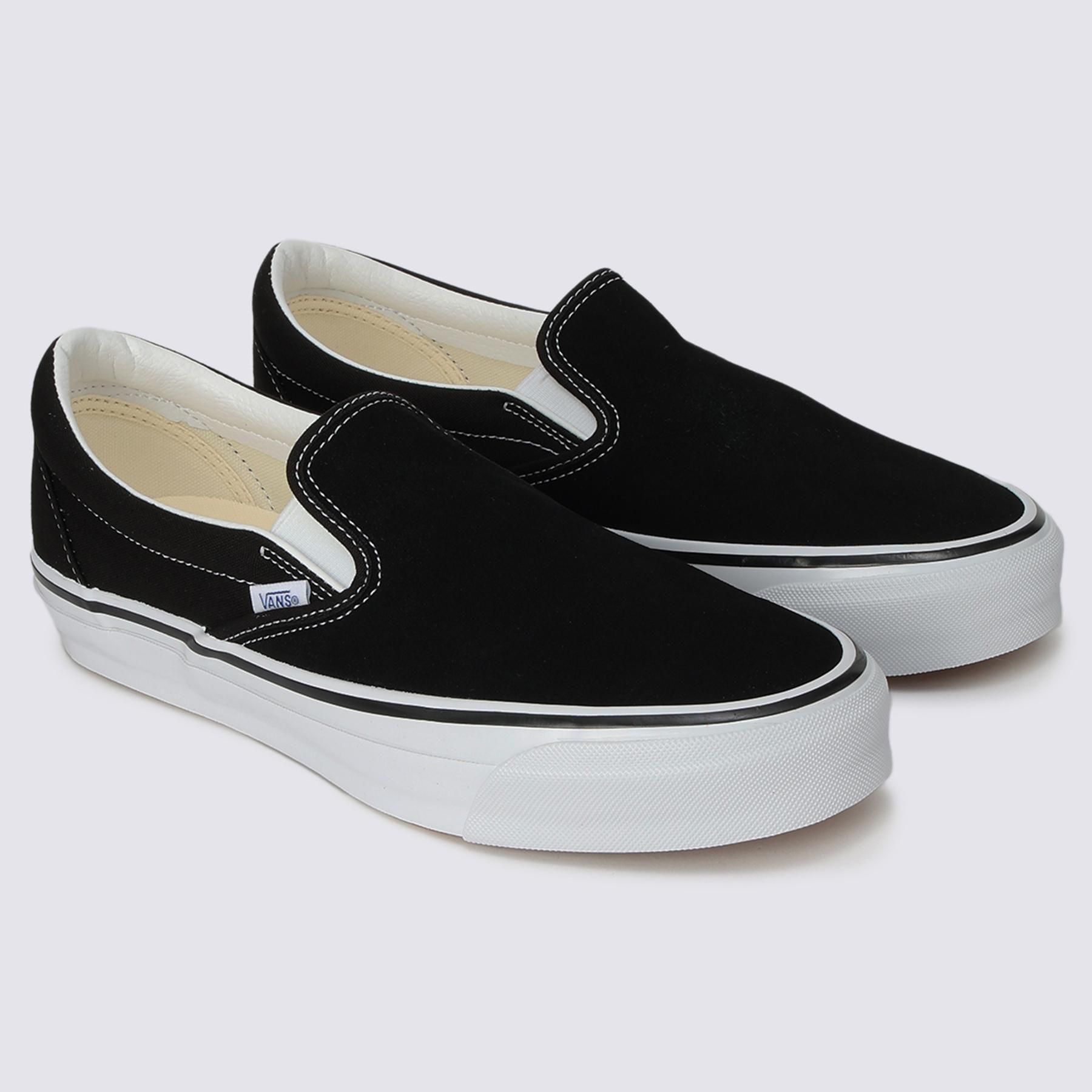 ������ LX ���饷�å�����åݥ� 98 VANS LX Classic Slip-On 98 BLACK/WH   00D5A-Y28