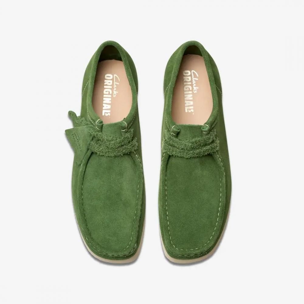 【美品】clarks　WALLABEE　カーキ 2024年 8月下旬 発売】BEAUTY&YOUTH × CLARKS ORIGINALS 別注 WALLABEE