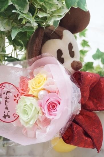ミッキーマウス ディズニー 花束 ぬいぐるみアレンジ プリザーブドフラワーアレンジメント ミッキーマウス ディズニー 花束 ぬいぐるみアレンジ プリザーブドフラワーアレンジメント