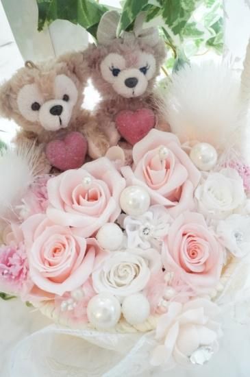 Disney 【誕生日】【結婚祝い】贈り物に♪お花のリングピロー