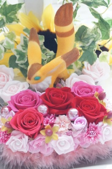 風の谷のナウシカ キツネリス プリザーブドフラワー 母の日の贈り物 還暦祝い 花束 ギフト