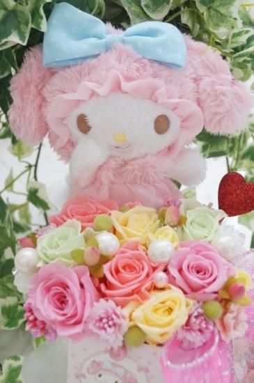 マイメロディ プリザーブドフラワーアレンジメント 花束 ギフト プレゼント マイメロディ プリザーブドフラワーアレンジメント 花束 ギフト プレゼント