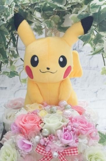 ポケモン ピカチュウ 花束 プリザーブドフラワー ギフト プレゼント