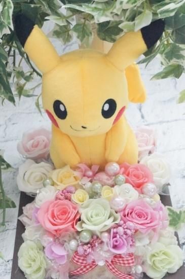 ポケモン ピカチュウ 花束 プリザーブドフラワー ギフト プレゼント ポケモン ピカチュウ 花束 プリザーブドフラワー ギフト プレゼント