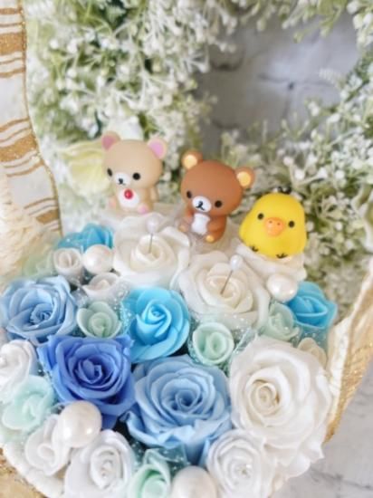 リラックマ リングピロー プリザーブドフラワー リング