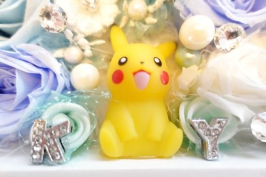 ポケモン ピカチュウ プリザーブドフラワーアレンジ フォト ポケモン ピカチュウ プリザーブドフラワーアレンジ フォト