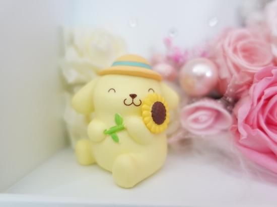 ポムポムプリン ギフト プレゼント お花の時計・写真立て