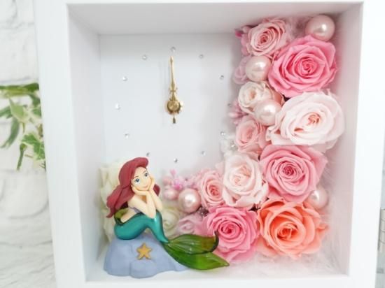 リトルマーメイド アリエル ギフト プレゼント お花の時計・写真立て