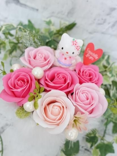 キティちゃん ソープフラワー プレゼント アウトレット