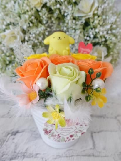 ポムポムプリンカフェ限定　花束　ストラップ ポムポムプリンカフェ限定 花束 ストラップ ポムポムプリンカフェ