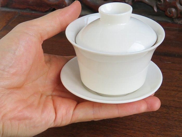 三希 牙白 蓋碗 - 桃花源(中国茶・茶器・インテリア雑貨)