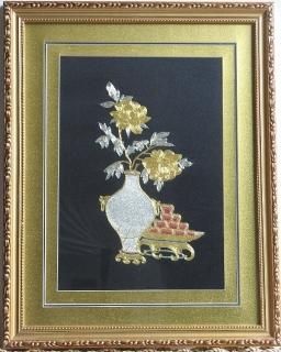 蘇州刺繍画 - 桃花源(中国茶・茶器・インテリア雑貨)