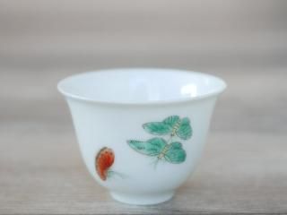 景徳鎮の手書き茶杯 茶碗 - 桃花源(中国茶・茶器・インテリア雑貨)