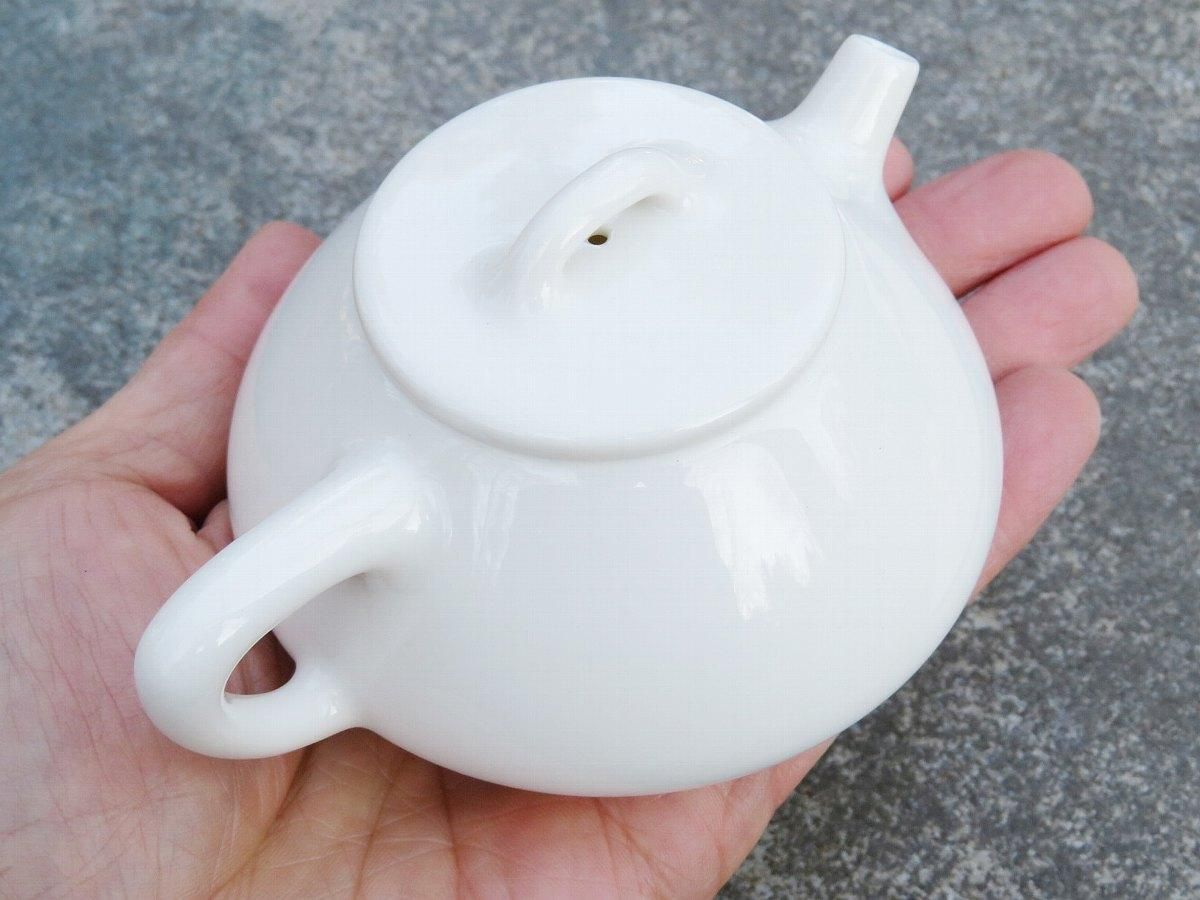 三希 牙白 石瓢壺 - 桃花源(中国茶・茶器・インテリア雑貨)