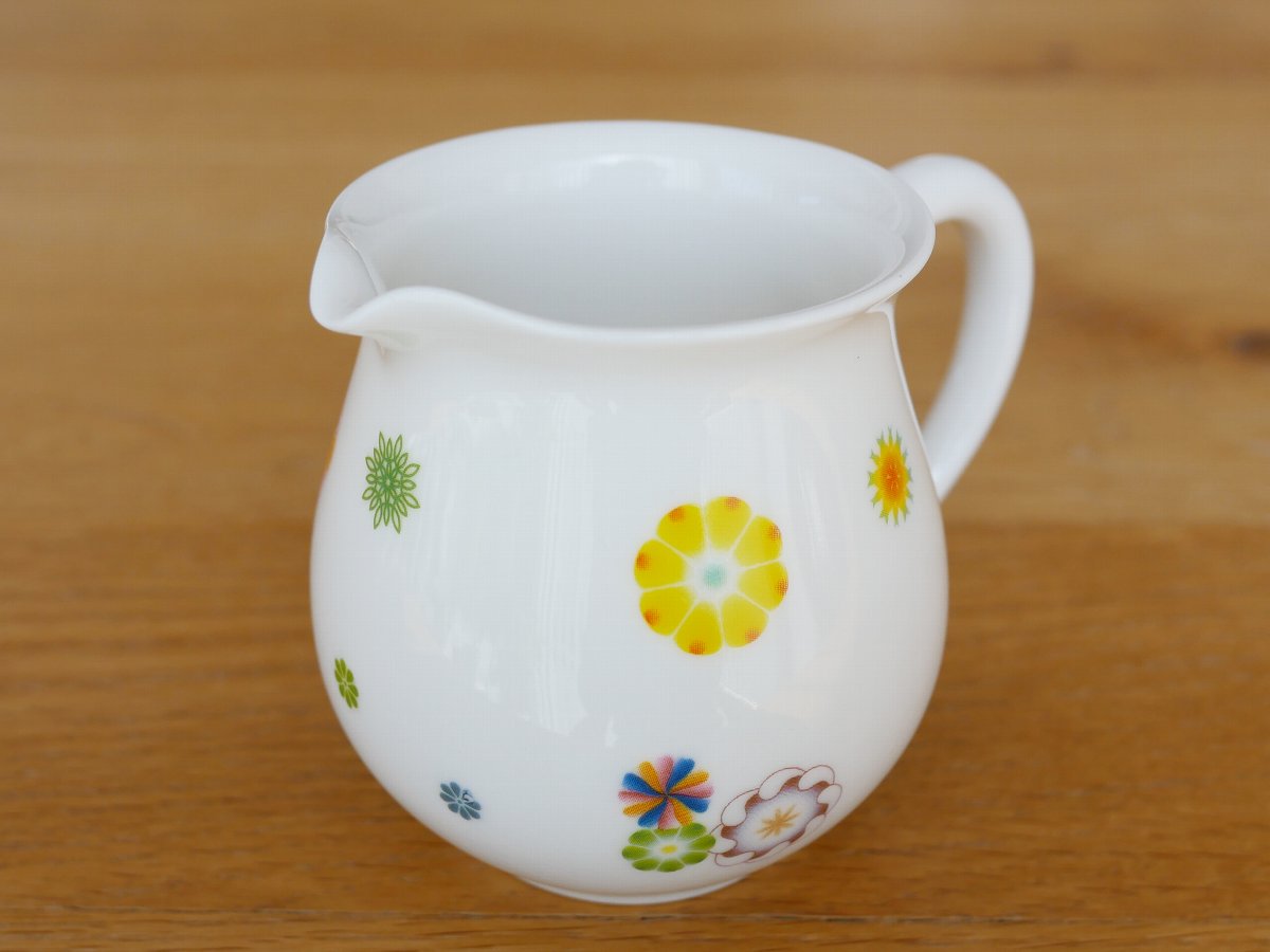 茶器セット ミニチュア 花柄 - 置物
