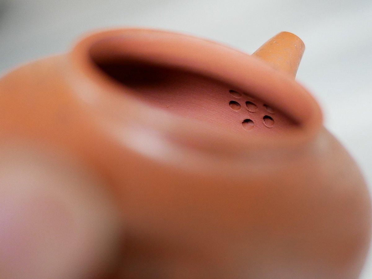 林佳勳 朱泥斑茶壺(3925) - 桃花源(中国茶・茶器・インテリア雑貨)