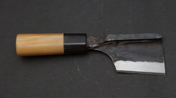 白二鋼 普及品 京裂き 朴柄<br>White #2 Kyoto Eel Knife Magnolia Handle