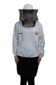 LYSON養蜂着　面布付き上着　白　女性・子供向け - 養蜂器具の通販サイ									ト秋田屋本店