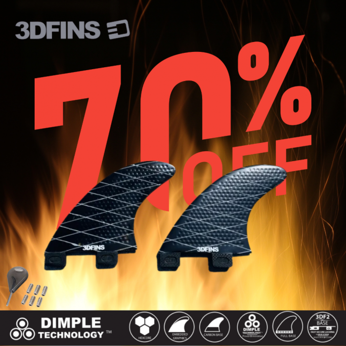 SALE 50% OFF 3DFINS FREEDOM SERIES - REAR QUADS  (B졼) - ĥ󥿥2եѥå 
