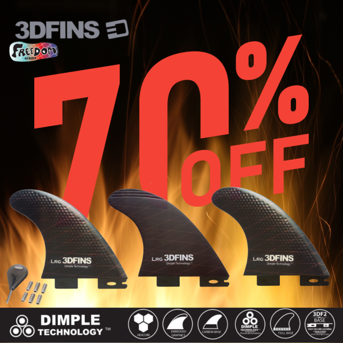 SALE 50% OFF 3DFINS FREEDOM SERIES - LARGE  (B졼) - ĥ󥿥֥ǥ3եѥå