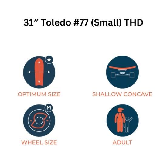 SMOOTHSTAR】スムーススター31″ トレド #77（スモール） THD