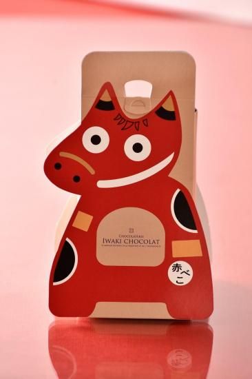 赤べこバリケードⓇ「ホロっと桃クッキー」 - いわきチョコレート